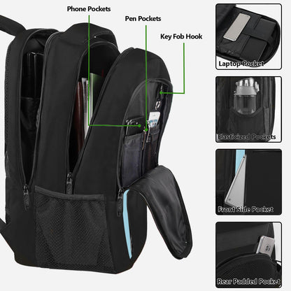 MATEIN Travel Laptop Backpack for Men, Business Anti Theft Slim Sturdy Laptops Backpack
