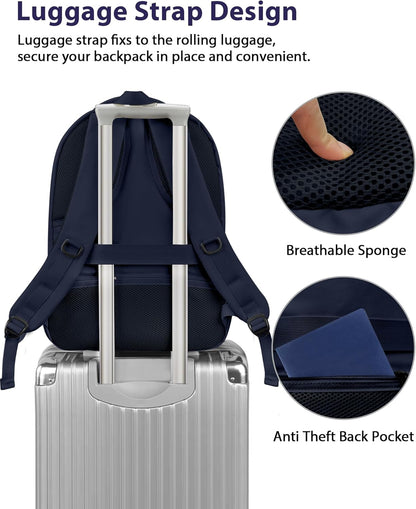 MATEIN Travel Backpack for Men with Anti Theft Pocket, TSA Friendly Carry On 17.3 Inch Laptop  Backpack , for Men