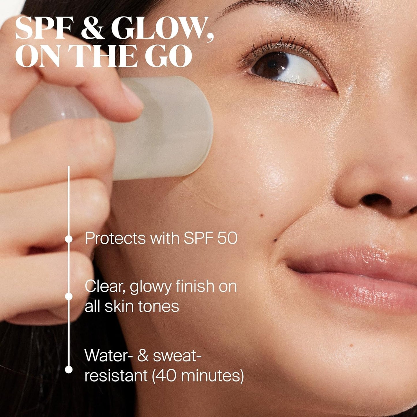Supergoop! Destination Glow - Includes 3 Travel-Sized Glowy SPF Favorites: Glowscreen SPF 40, Glow Stick SPF 50..