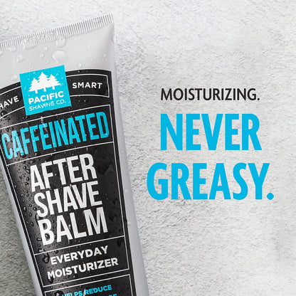 Pacific Shaving Company Caffeinated Aftershave - Helps Reduce Appearance of Redness, With Safe, Natural, and Plant-Derived Ingredients..