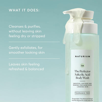 Naturium The Perfector Salicylic Acid Exfoliating Body Wash, 16.9 oz (Pack of 1), Style- The Perfector