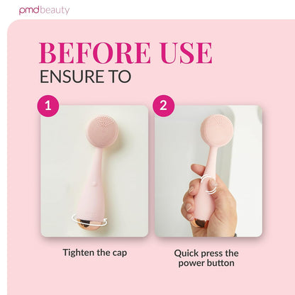 PMD Beauty Clean Facial Cleansing Brush – Waterproof Silicone Face Cleanser