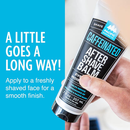 Pacific Shaving Company Caffeinated Aftershave - Helps Reduce Appearance of Redness, With Safe, Natural, and Plant-Derived Ingredients..