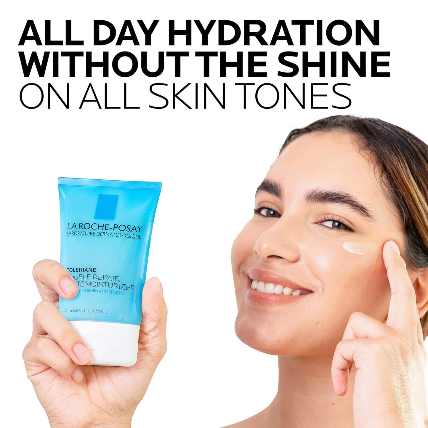 La Roche-Posay Toleriane Double Repair Matte Face Moisturizer, Daily Moisturizer For Oily Skin With Ceramide And Niacinamide..