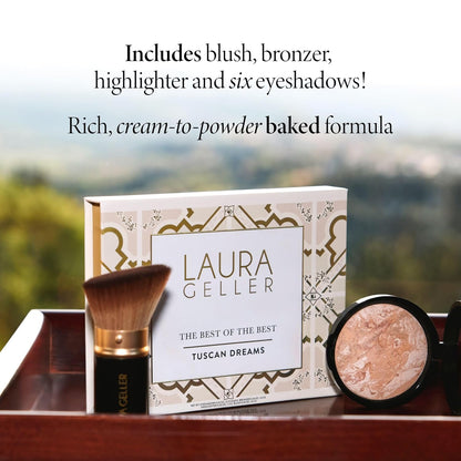 LAURA GELLER NEW YORK Baked Starter Kit- Baked Balance-n-Brighten, Medium + Best of the Best Tuscan Dreams..