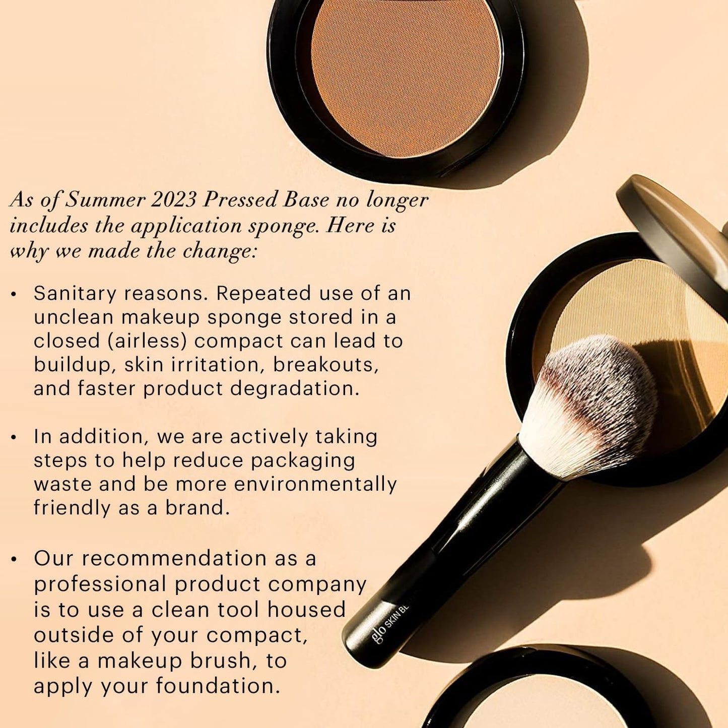 Glo Skin Beauty Pressed Base Powder Foundation, Natural Medium – Buildable Sheer to Full Coverage, Color Natural Medium