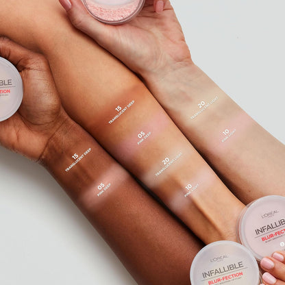 L'Oreal Paris Infallible Blur-fection Longwear Loose Setting Powder, Blurring Face Powder With Up to 24HRs of Wear..
