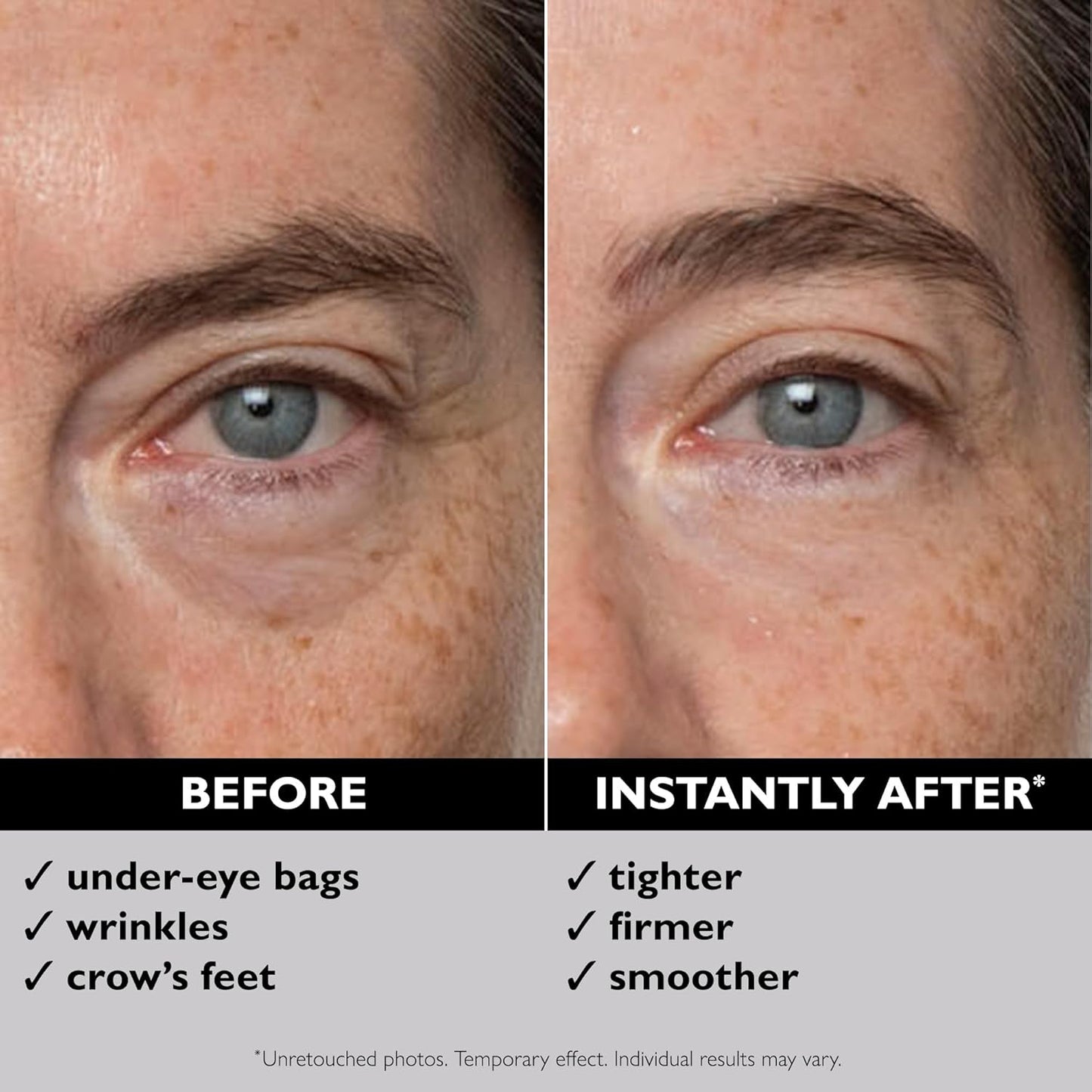Peter Thomas Roth Instant FIRMx Eye Temporary Eye Tightener, Smooth and Tighten the Look of Crow's Feet, Fine Lines, Deep Wrinkles and Puffiness