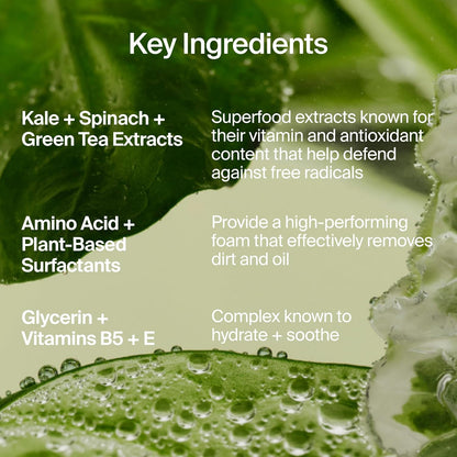 Youth To The People Superfood Cleanser - Kale + Spinach Hydrating Face Wash