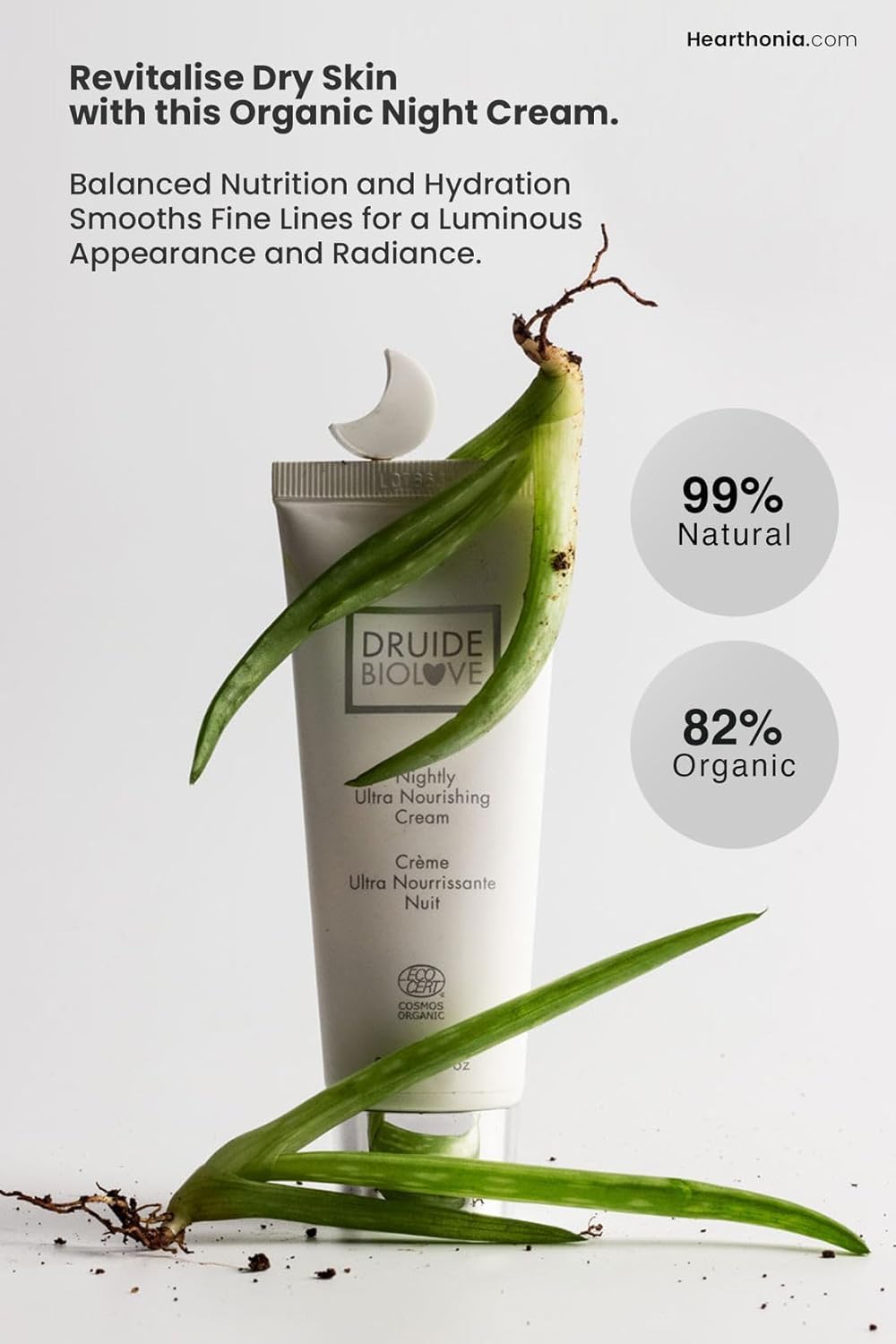 BioLove Night Cream Ultra-Nourishing Women Skin Care Cream, Face Moisturizer, Deeply Moisturizes, Smooths Fine Lines Wrinkles, Hyaluronic Acid..