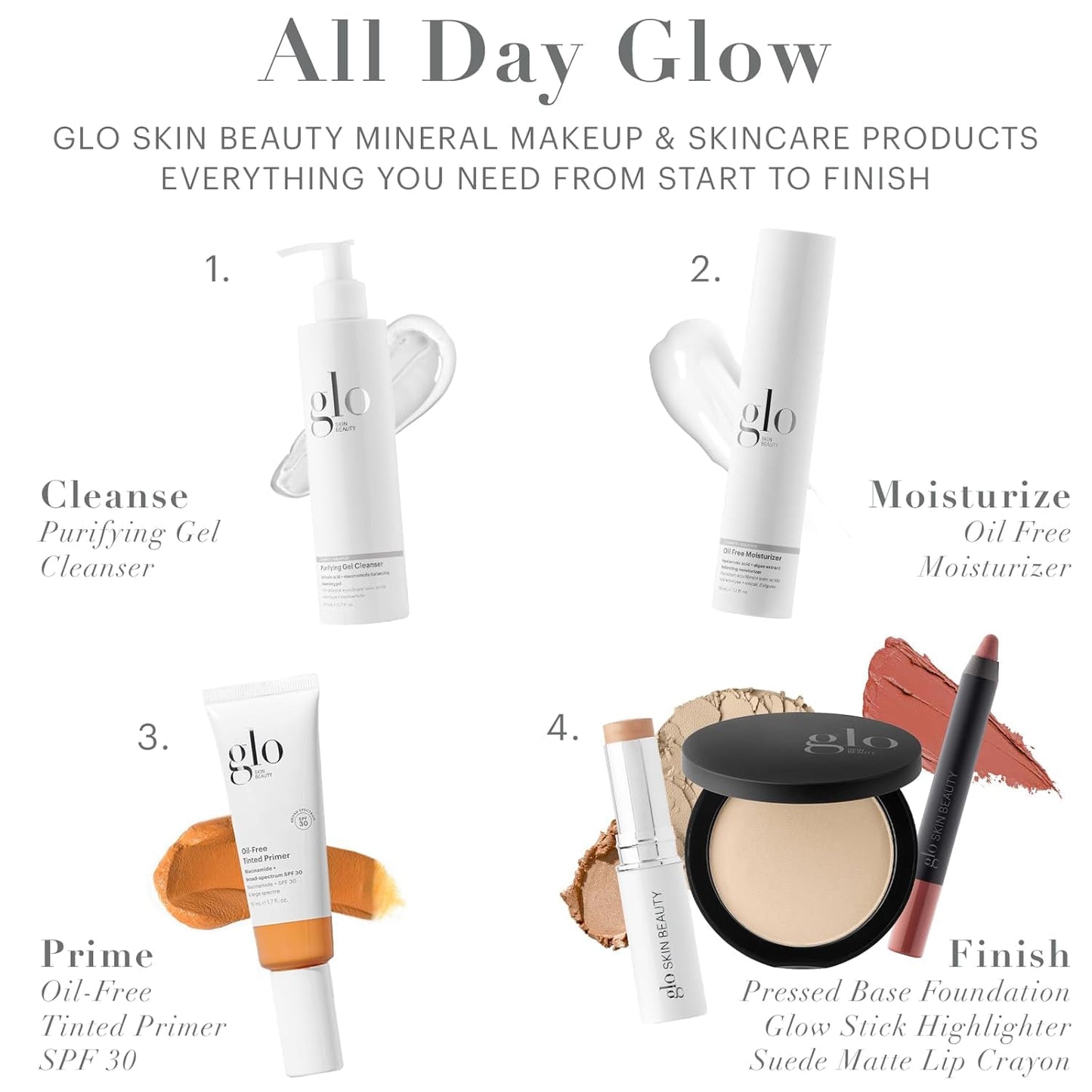 Glo Skin Beauty Pressed Base Powder Foundation, Natural Medium – Buildable Sheer to Full Coverage, Color Natural Medium