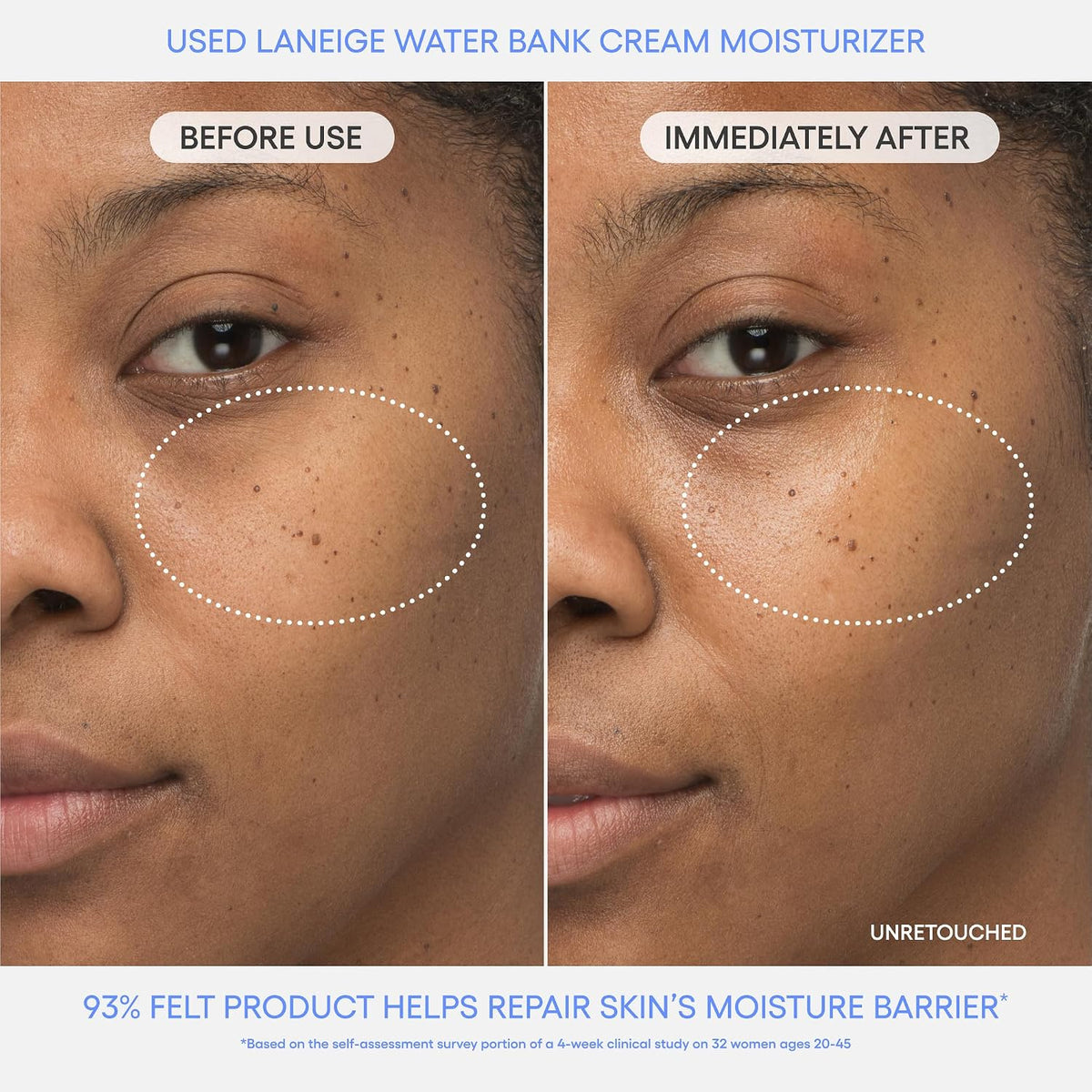 LANEIGE Water Bank Blue Hyaluronic Acid Cream Daily Face Moisturizer