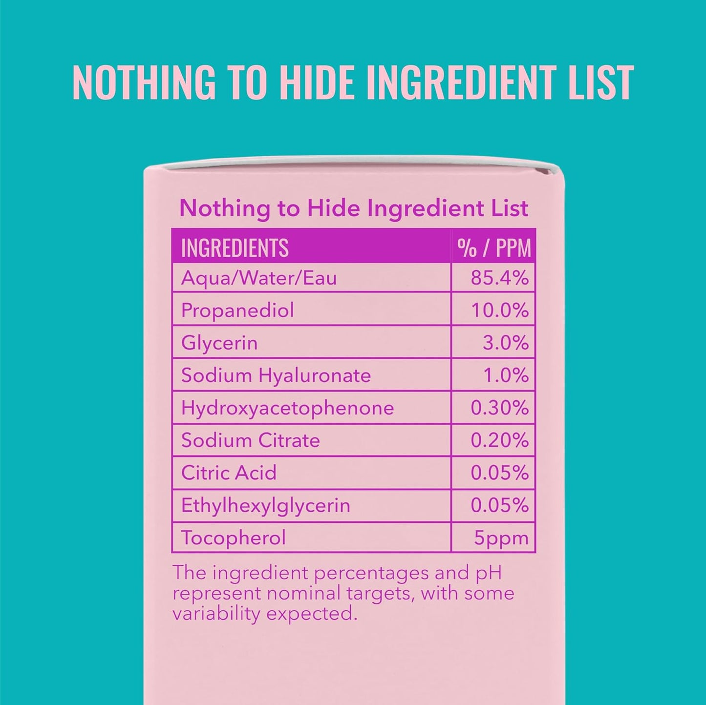 Good Molecules Hyaluronic Acid Serum - 1% Hyaluronic Acid Ultra hydrating Serum Facial Moisturizer for Plumper Skin..