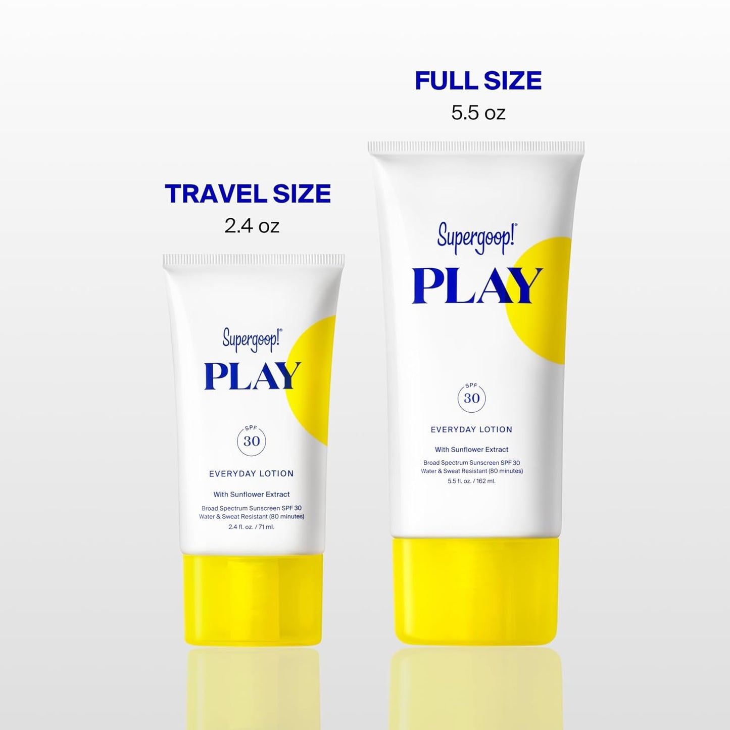 Supergoop! PLAY Everyday Lotion - Broad Spectrum Body & Face Sunscreen  | 2.4 Fl Oz (Pack of 1)