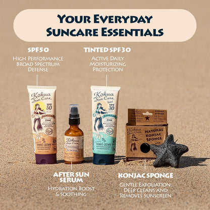 Kokua Sun Care Hawaiian Reef Safe SPF 30 | Zinc Oxide | Tinted Mineral for Face & Body...
