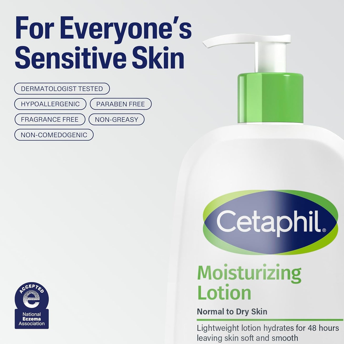 Cetaphil Face & Body Moisturizer, Hydrating Moisturizing Lotion for All Skin Types | 20 FI Oz (Pack of 1)
