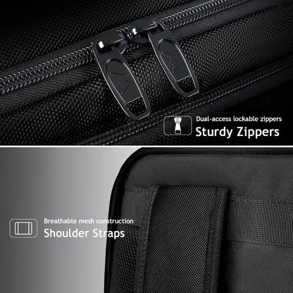 MATEIN Travel Laptop Backpack, Flight Approved Carry on Backpack, 15.6 inch Laptop,  Black
