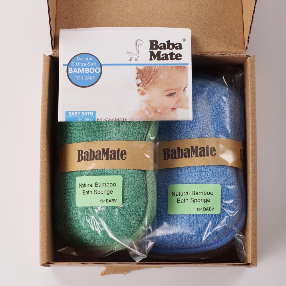 Baby Bath Sponge - Ultra Soft Baby Sponge for Bathing - Kids Bath Sponges for Infants, Toddler Bath Time..