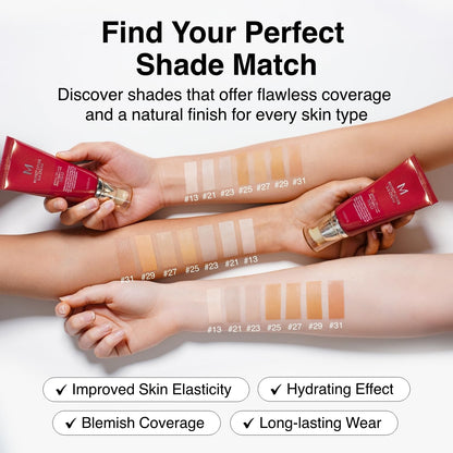 MISSHA M Perfect Cover BB Cream No.23 Natural Beige -Light/Medium with Cool/Neutral Undertone SPF 42 PA +++ 1.69 Fl Oz..