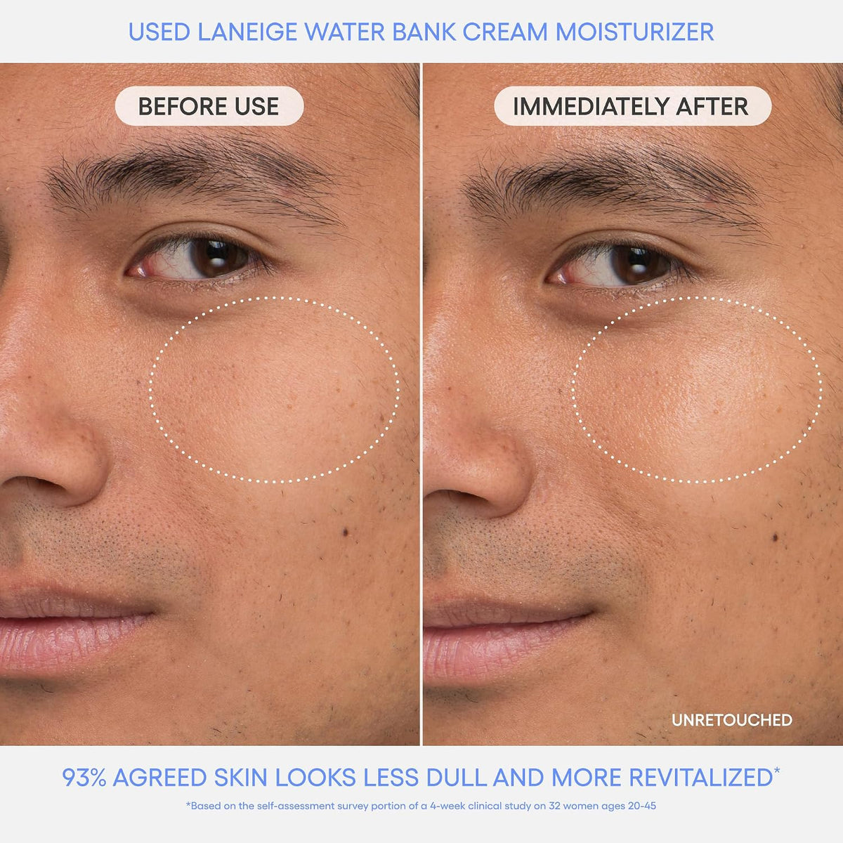LANEIGE Water Bank Blue Hyaluronic Acid Cream Daily Face Moisturizer