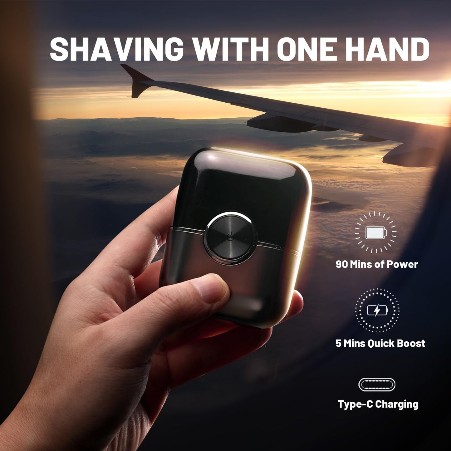 Foil Shavers for Men:Mini Electric Razor for Men, Travel, Home & Daily Grooming ..