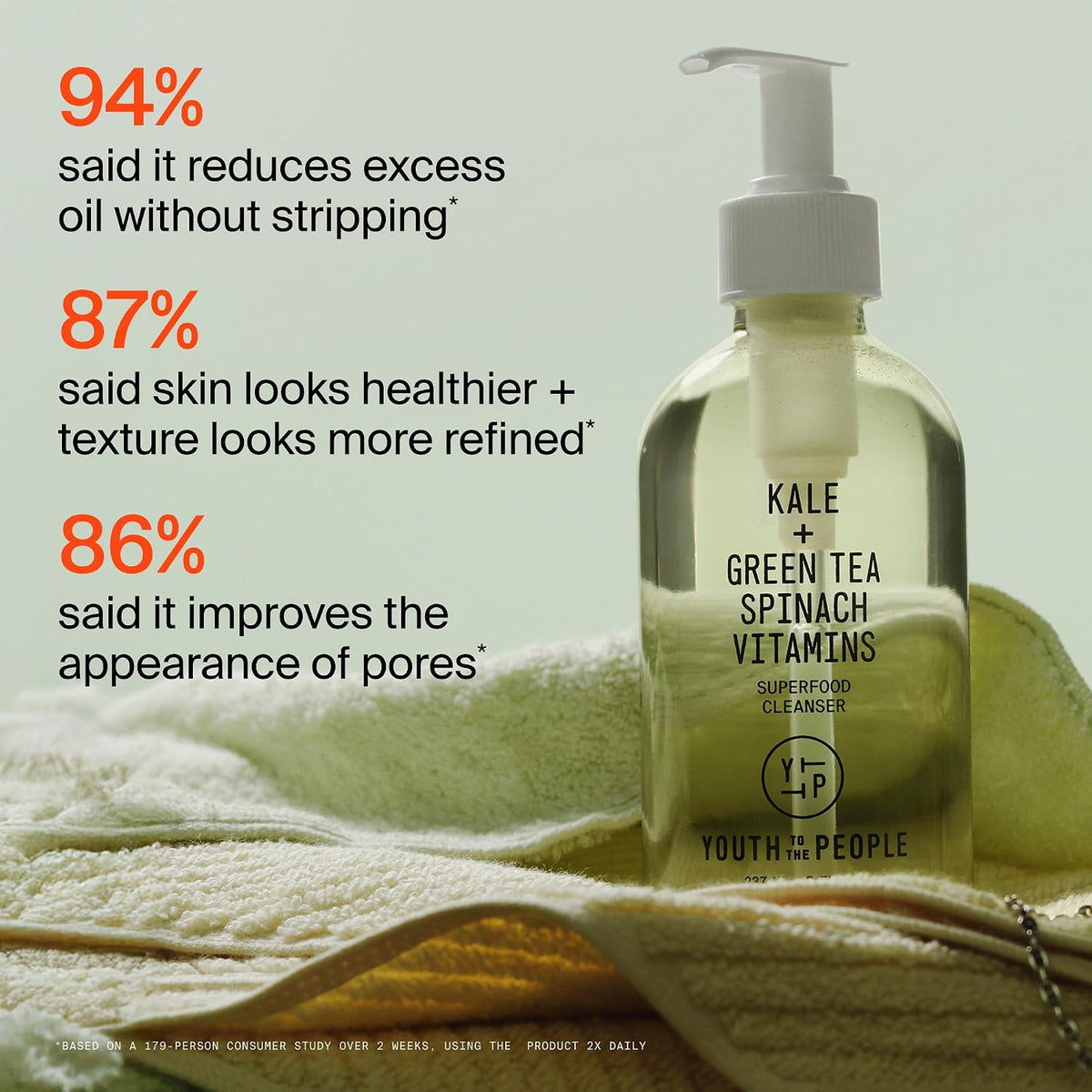Youth To The People Superfood Cleanser - Kale + Spinach Hydrating Face Wash