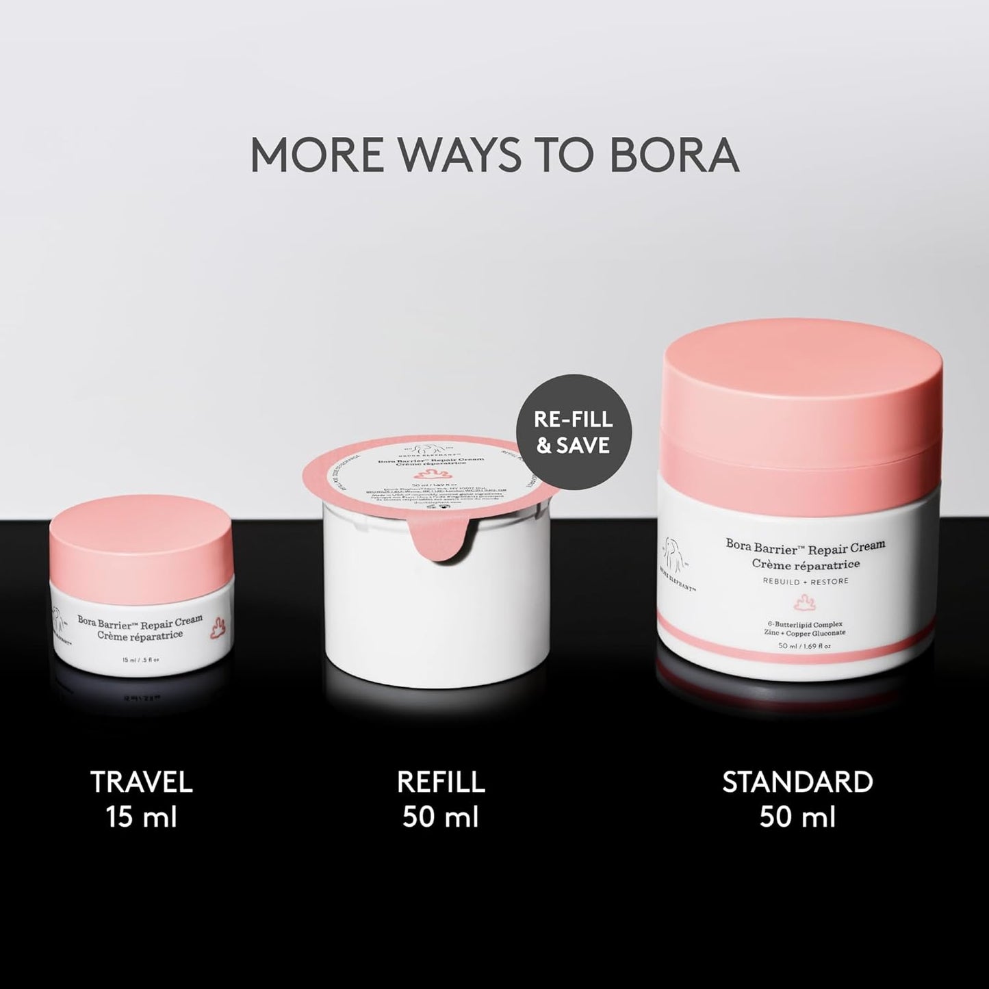 Drunk Elephant Bora Barrier Repair Cream - Ultra-Rich Moisturizer - Clean Clinical Skincare..