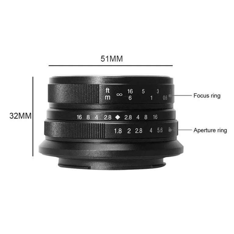 7artisans 25mm F1.8 Manual Focus Lens for Sony E-Mount Cameras