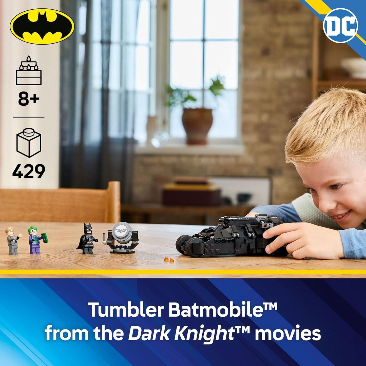 LEGO® DC Batman: The Batman Tumbler: Batman vs. Two-Face & The Joker (76303)