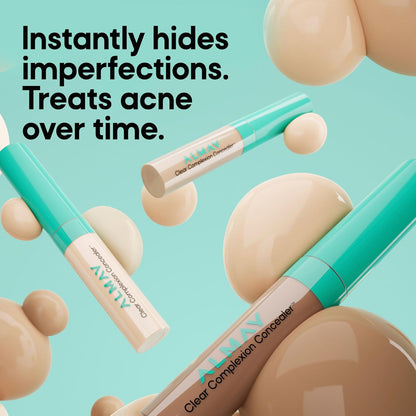 Almay Clear Complexion Concealer, 200, 0.3 fl oz | Full-coverage concealer treats acne and visibly evens skin tone over time..
