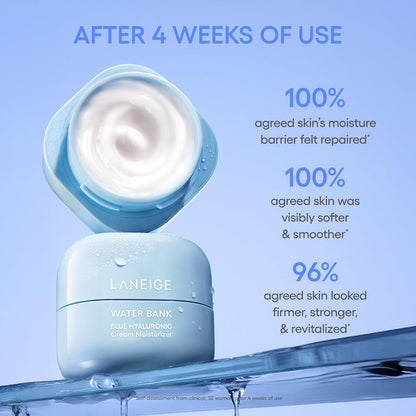 LANEIGE Water Bank Blue Hyaluronic Acid Cream Daily Face Moisturizer