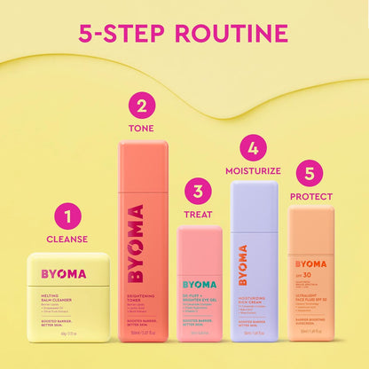 BYOMA SPF 30 Face Fluid - Ultra-Lightweight Facial Sunscreen for All Skin Tones - Luminous Glow, No White Cast..