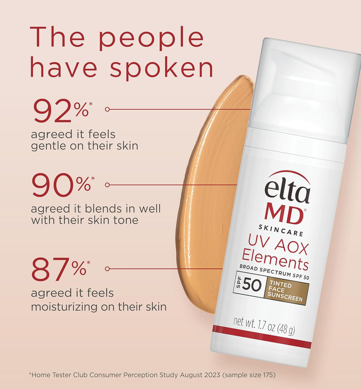 UV AOX Elements Tinted Mineral Face Sunscreen Lotion