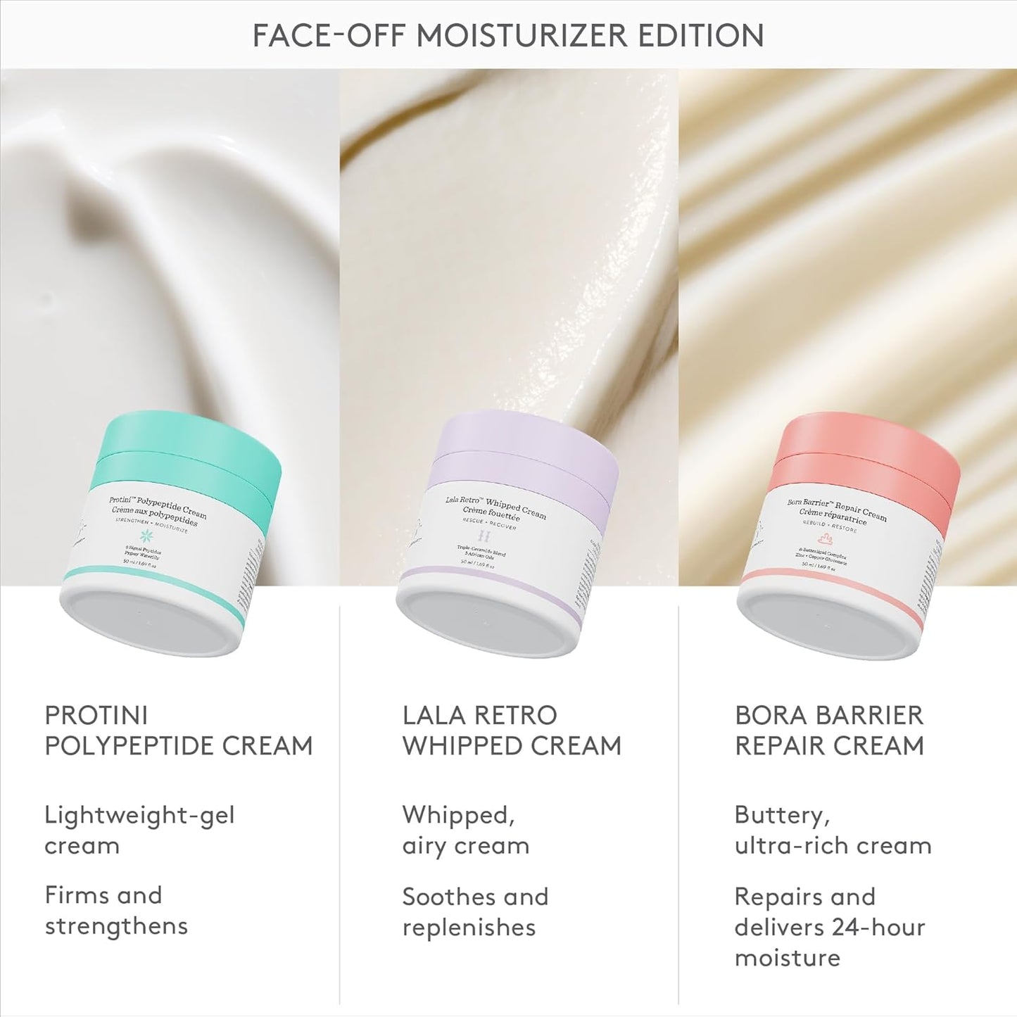 Drunk Elephant Bora Barrier Repair Cream - Ultra-Rich Moisturizer - Clean Clinical Skincare..