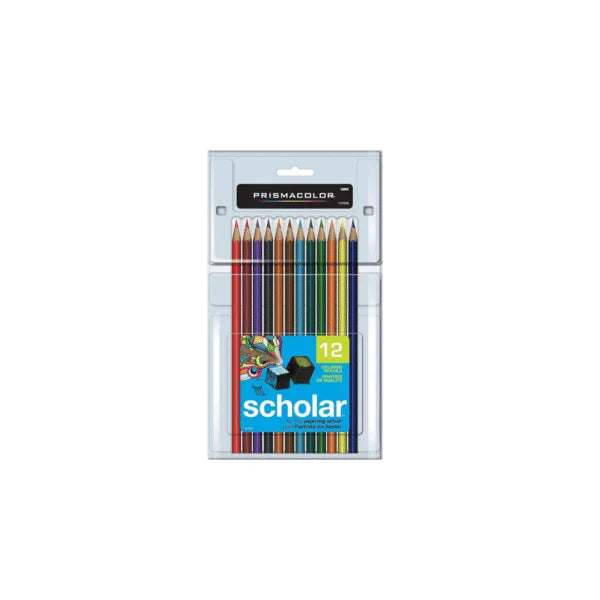 Prismacolor 92804 Scholar Colored Pencils, 12-Count