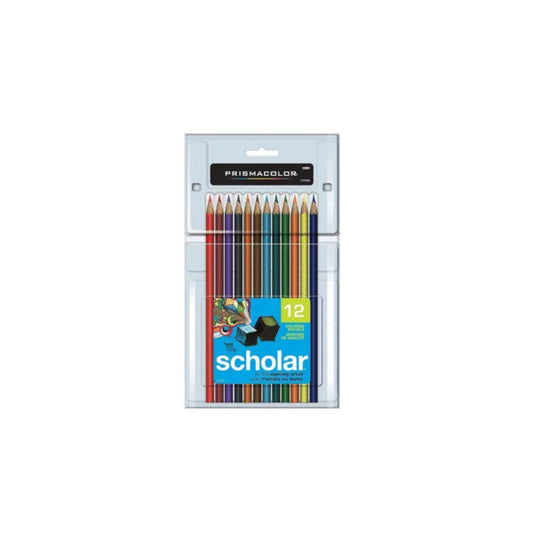 Prismacolor 92804 Scholar Colored Pencils, 12-Count