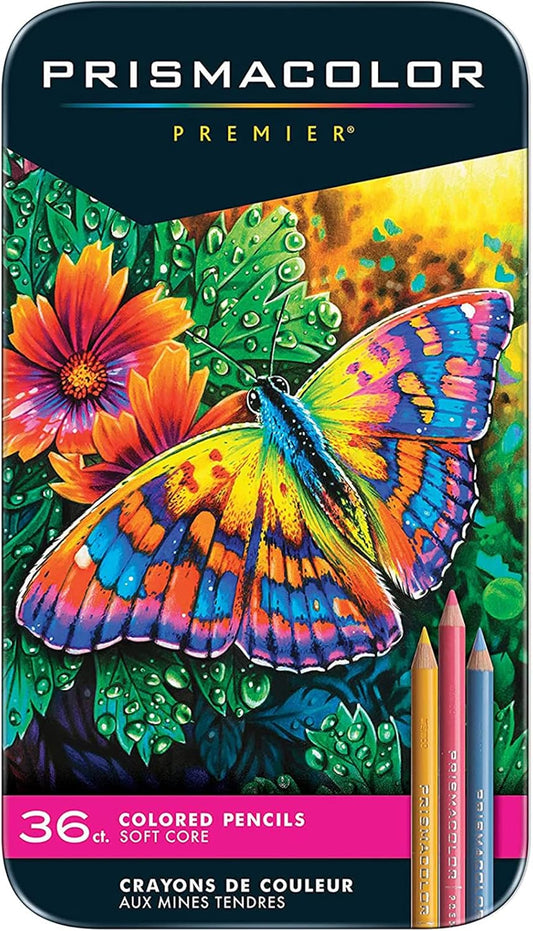 Prisma Color Premier Colored Pencils, Soft Core, 36 Count
