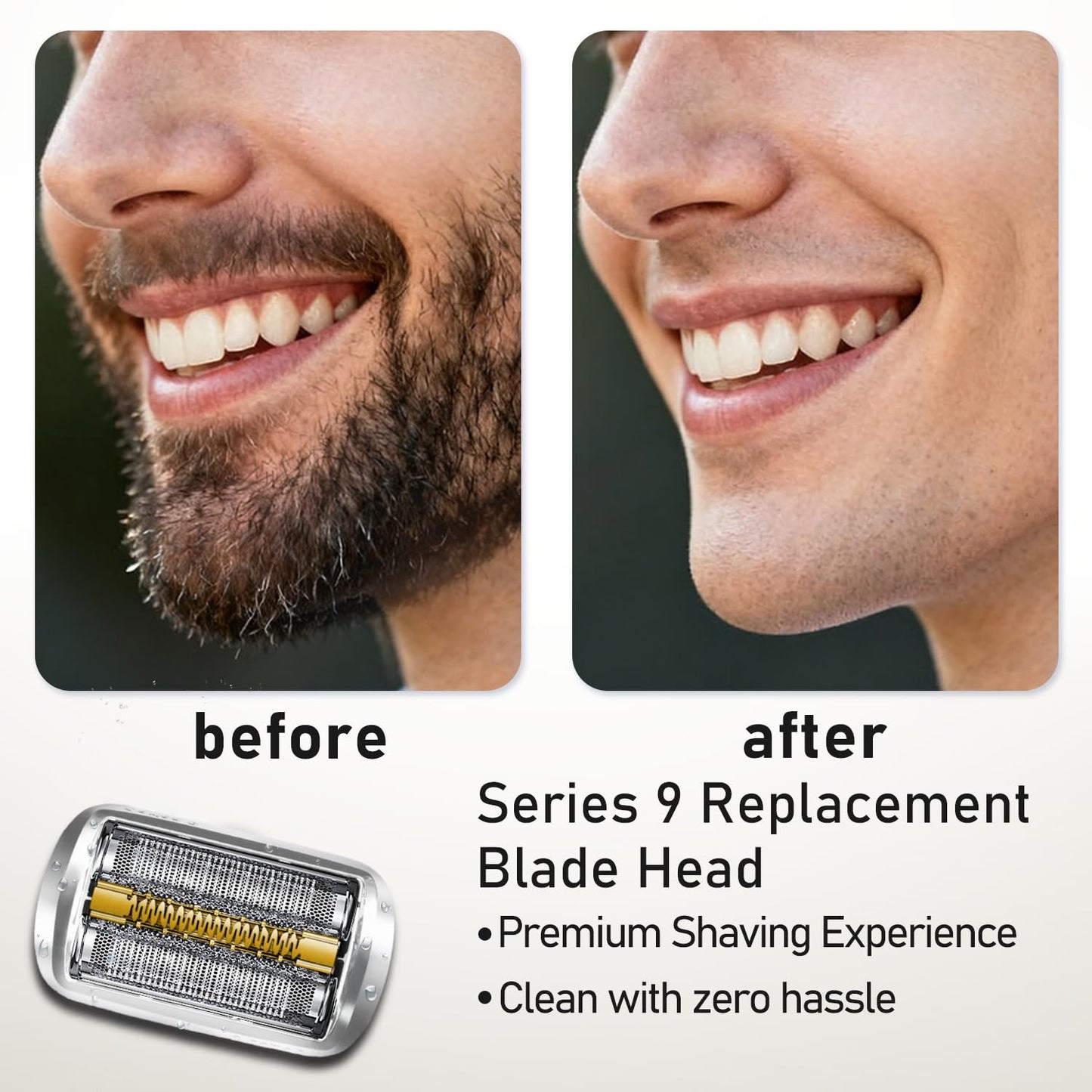 S9 94M Shaver Head for Braun Series 9 &amp; Series 9 Pro, Replacement Foil & Cutter Blade for Braun Electric Razor..