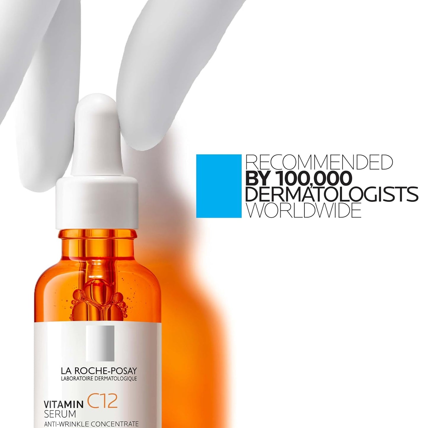 La Roche-Posay Pure Vitamin C Serum For Face With Hyaluronic Acid &amp; Salicylic Acid, Hydrating & Brightening Serum..