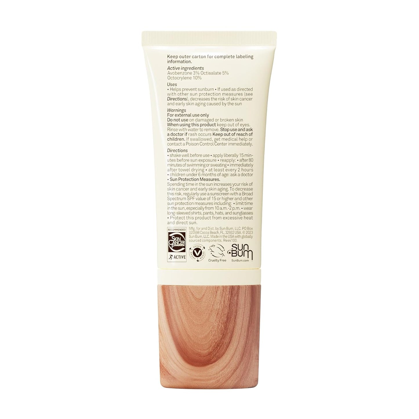 Sun Bum Daily SPF 30 Glow Sunscreen Face Lotion - Moisturizing Facial Sunscreen - Tinted - Dewy Finish..