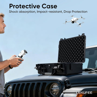 Lekufee Waterproof Hard Carrying Case for DJI Lito X1, Lito 1 Drone,(Case Only)..
