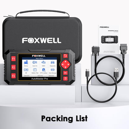 FOXWELL OBD2 Scanner Diagnostic Tool NT604 ABS/SRS/Transmission/Check Engine Code Reader for Cars and Trucks