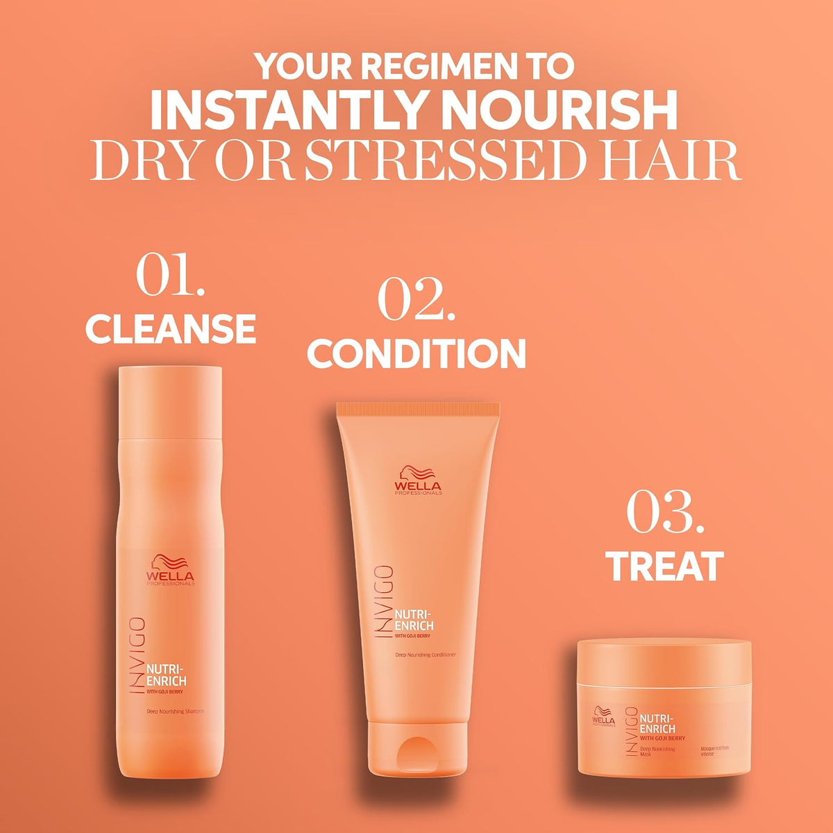 Wella Professionals Invigo Nutri-Enrich Shampoo Deep Nourishing