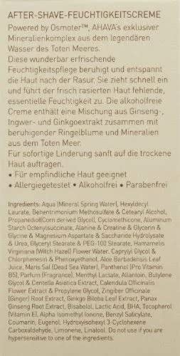 AHAVA Men's Soothing After-Shave Moisturizer - Light-absorbing Lotion to Calm, Hydrate & Relieve the Skin After Shaving..