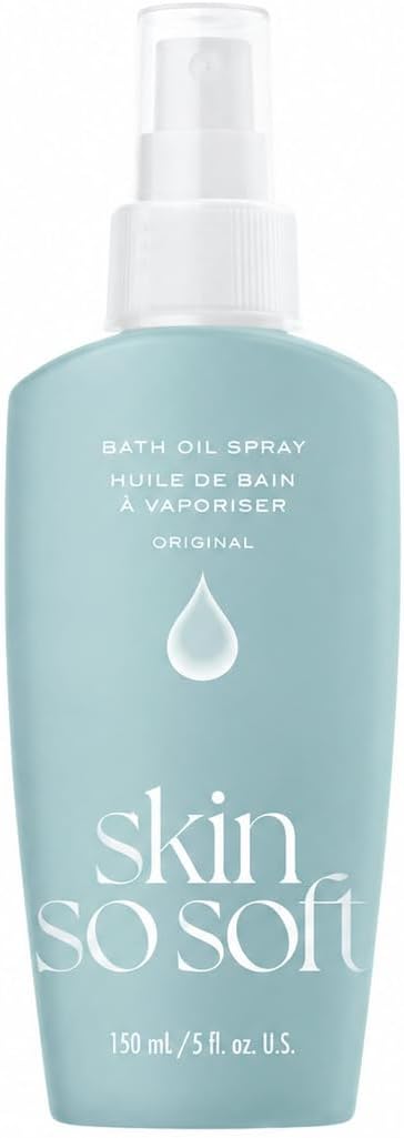 AVON Skin So Soft Original Bath Oil Spray with Pump - 5 oz | Moisturizing Shower &amp; Body Oil with Jojoba Oil & Vitamin E..