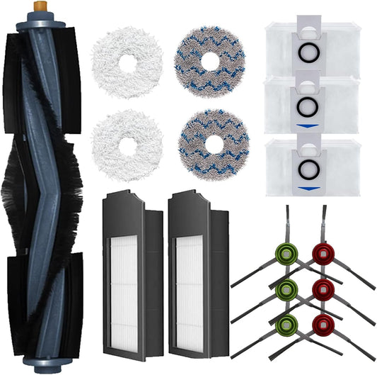 13 Pcs Accessories Replacement for ECOVACS X1 Omni/ X1 TURBO Robot Vacuum