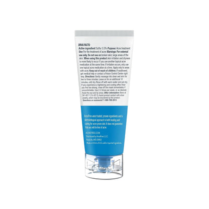 AcneFree Acne Clearing Mask, 3.5% Sulfur Acne Treatment, Absorbs Excess Oil and Unclogs Pores with Vitamin C, Bentonite, and Zinc, 1.7 Ounce