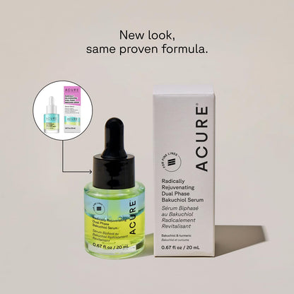 Acure Radically Rejuvenating Dual Phase Bakuchiol Serum - 0.67 fl oz