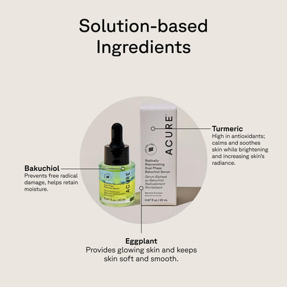 Acure Radically Rejuvenating Dual Phase Bakuchiol Serum - 0.67 fl oz