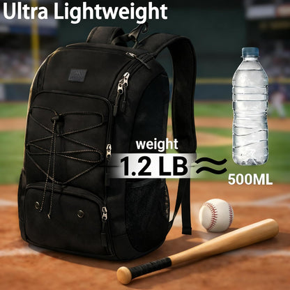 MATEIN Baseball Backpack, Softball Bat Bag with Shoes Compartment for Youth, Boys and Adult, Lightweight Baseball Bag